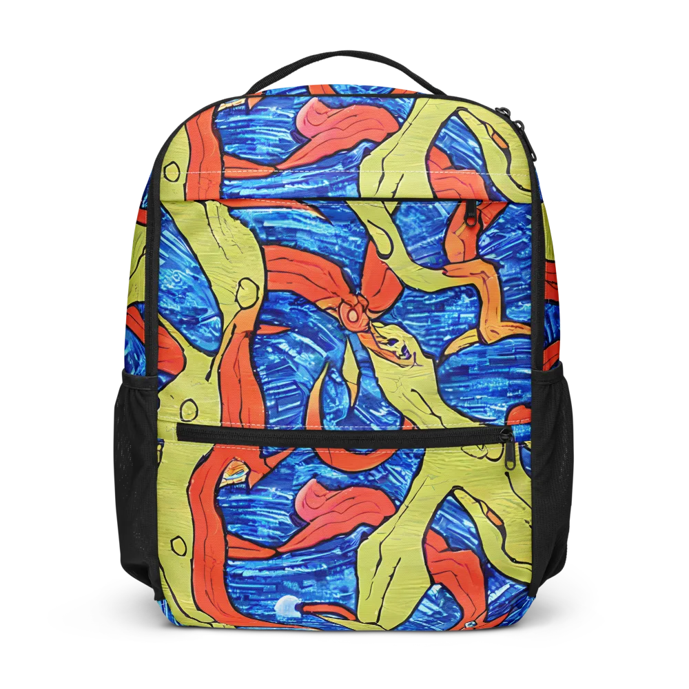Barbier's Wave on Utility Backpack — Front