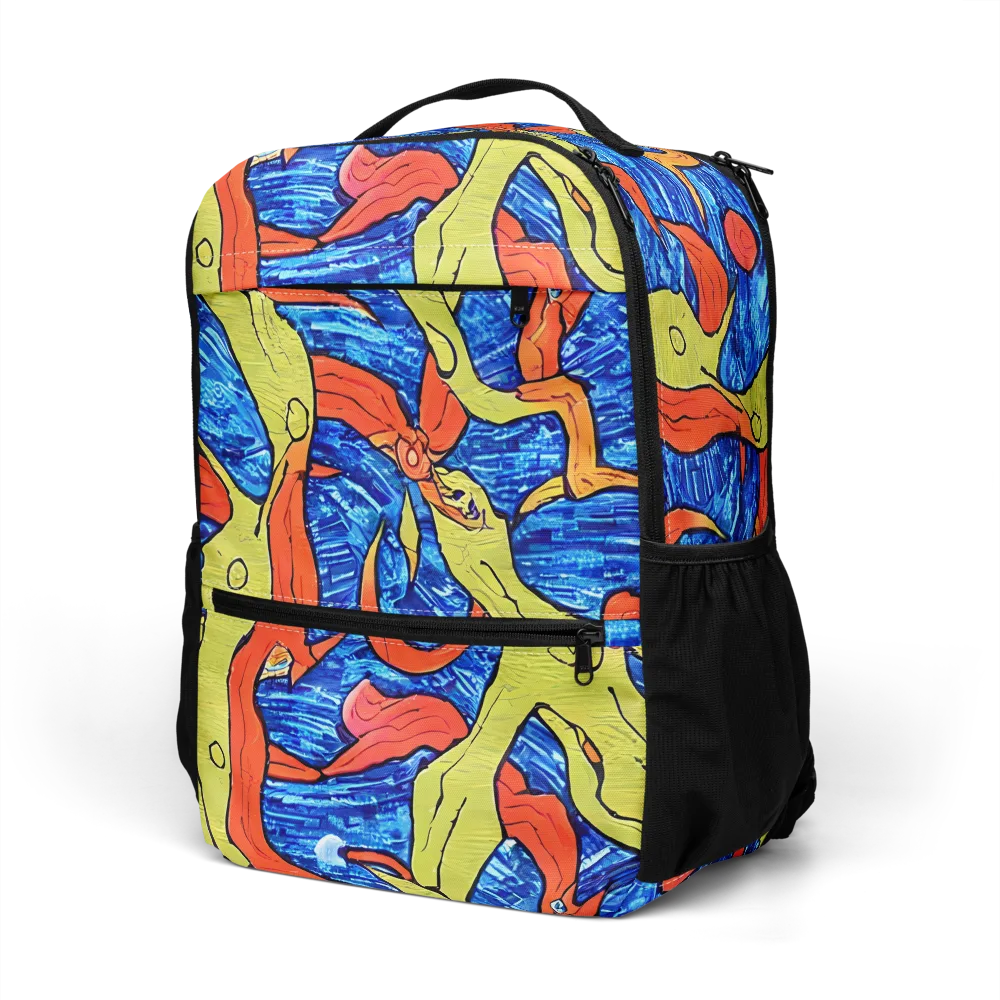 Barbier's Wave on Utility Backpack — Left Front