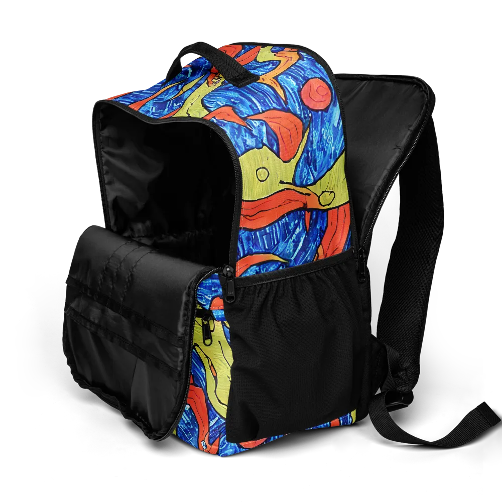 Barbier's Wave on Utility Backpack — Product details 2