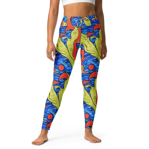 Barbier's Wave on a Yoga Leggings