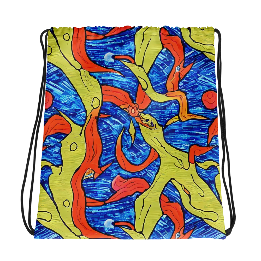 Barbier's Wave on Drawstring Bag — Photo