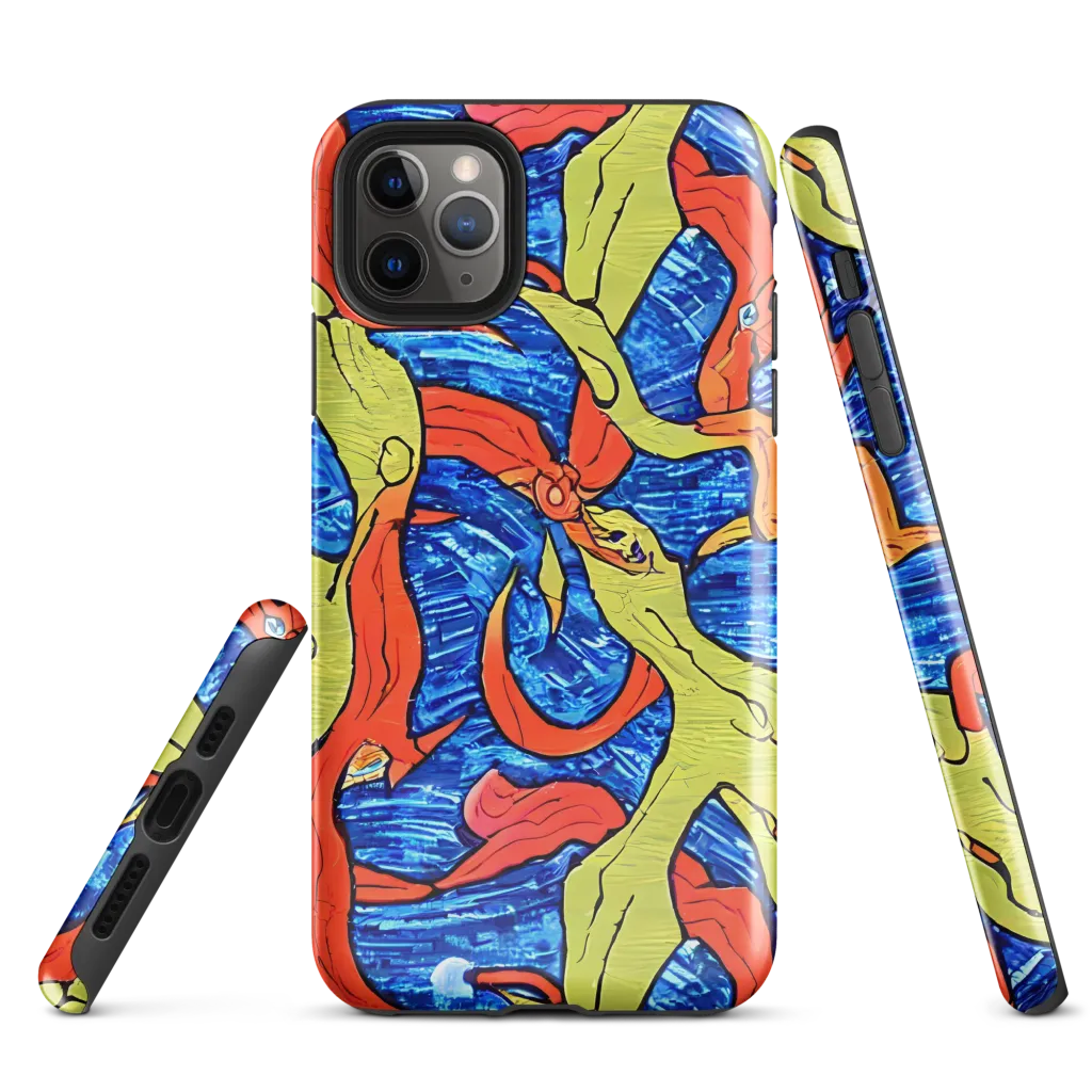 Barbier's Wave on Tough Case for iPhone® — Front