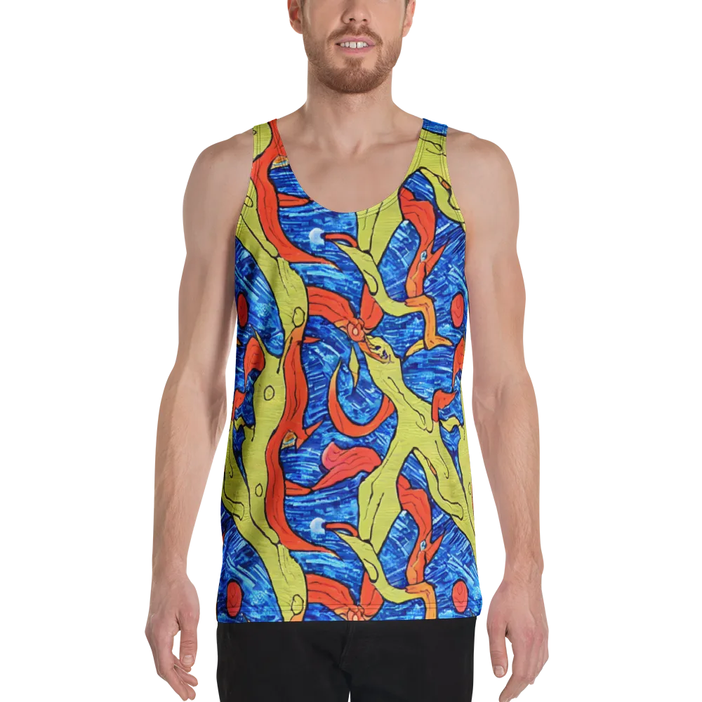 Barbier's Wave on Men's Tank Top — Front