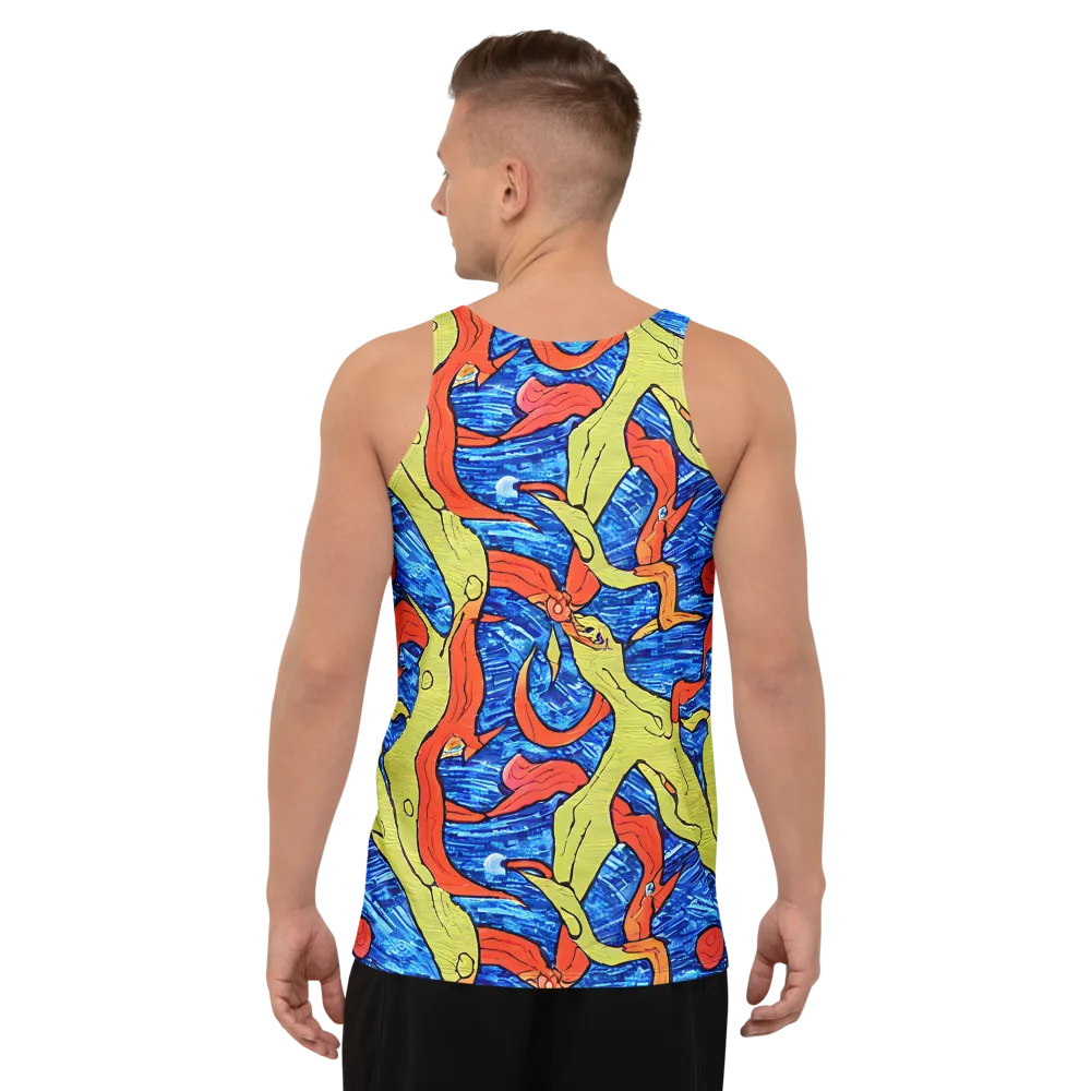Barbier's Wave on Men's Tank Top — Back