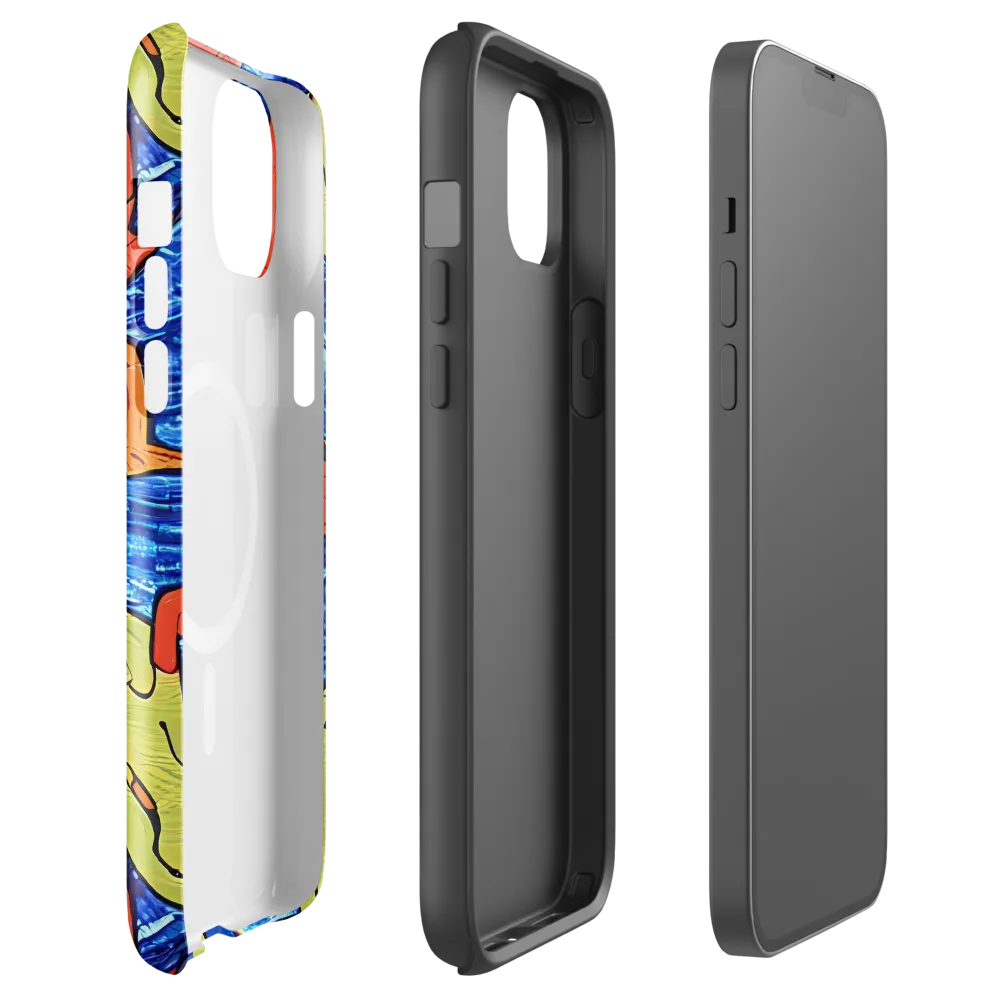 Barbier's Wave on MagSafe Tough Case for iPhone® — Front