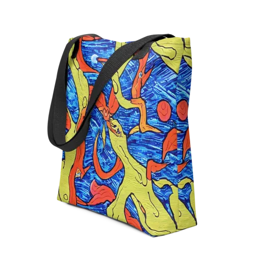 Barbier's Wave on a Tote Bag