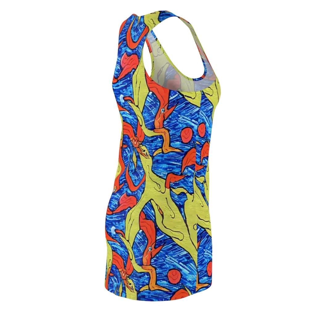 Barbier's Wave on Racerback Dress — Back Side