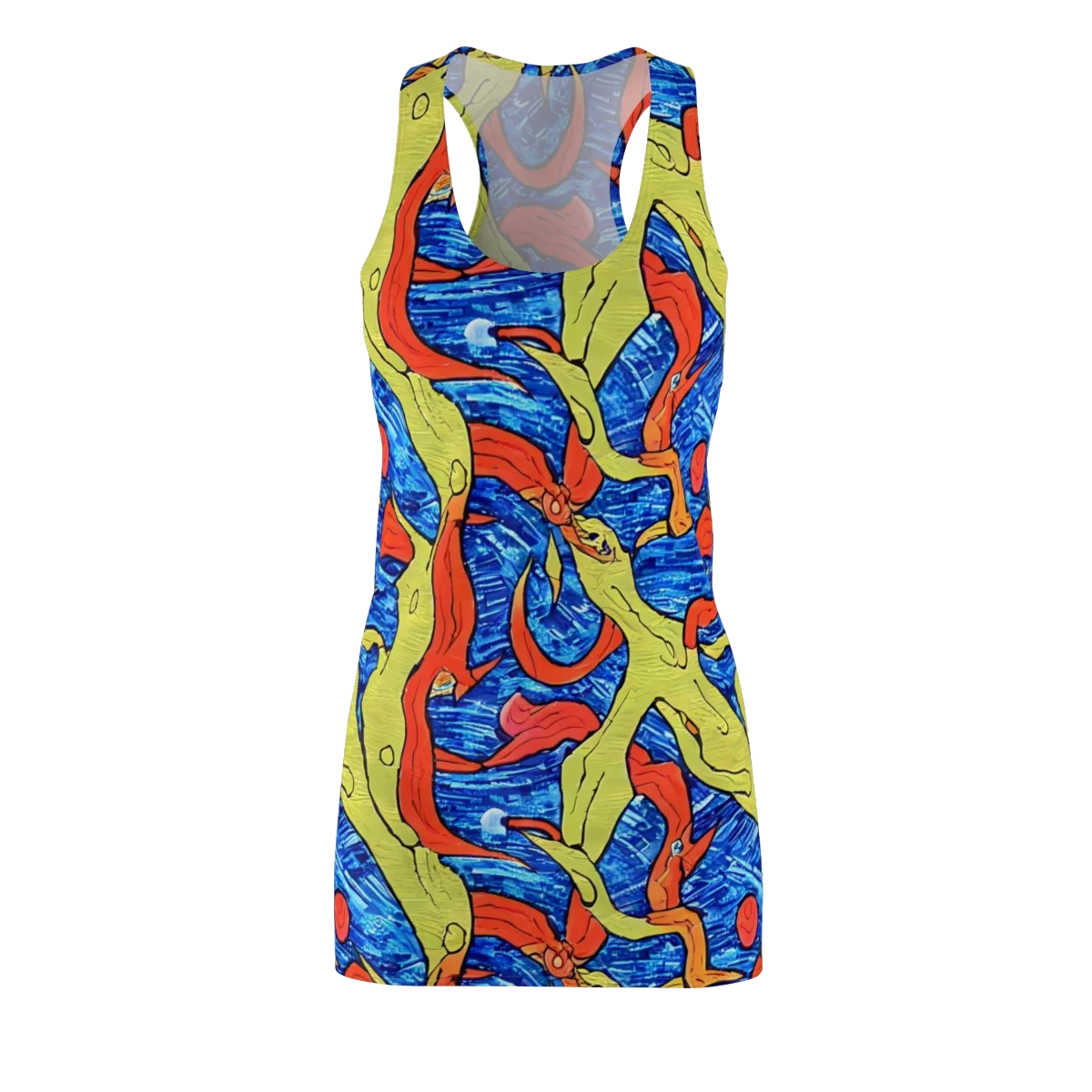 Barbier's Wave on Racerback Dress — Front