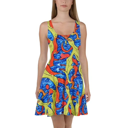 Barbier's Wave on a Skater Dress