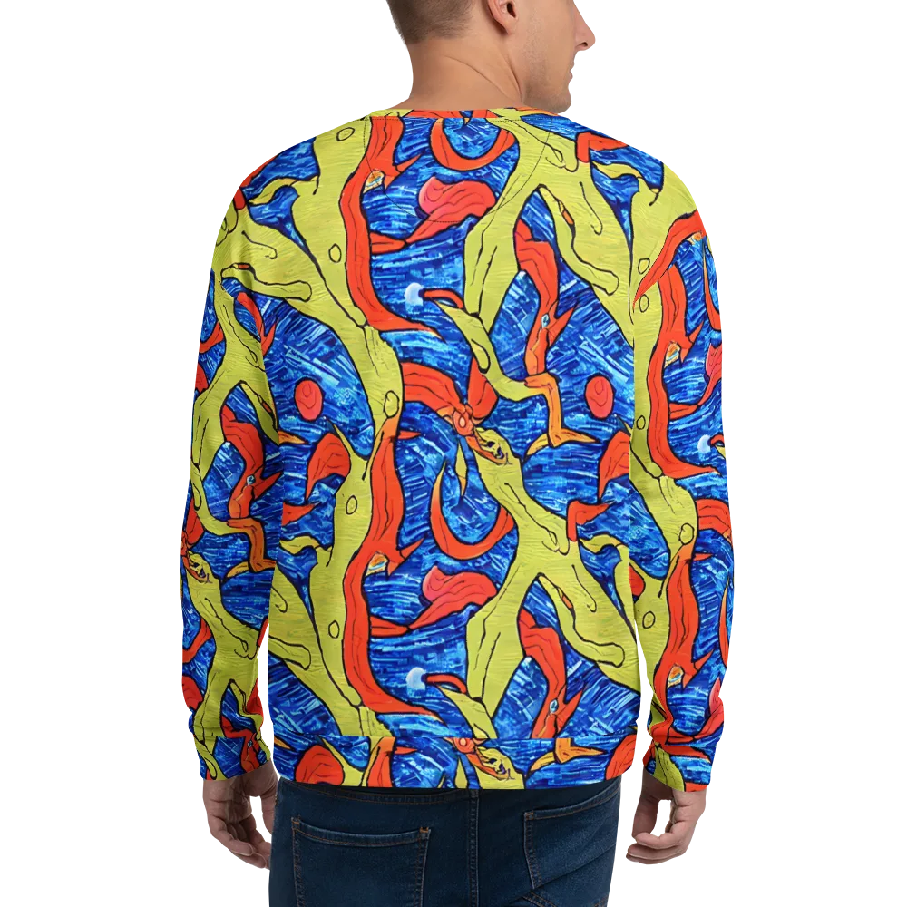 Barbier's Wave on Sweatshirt — Back