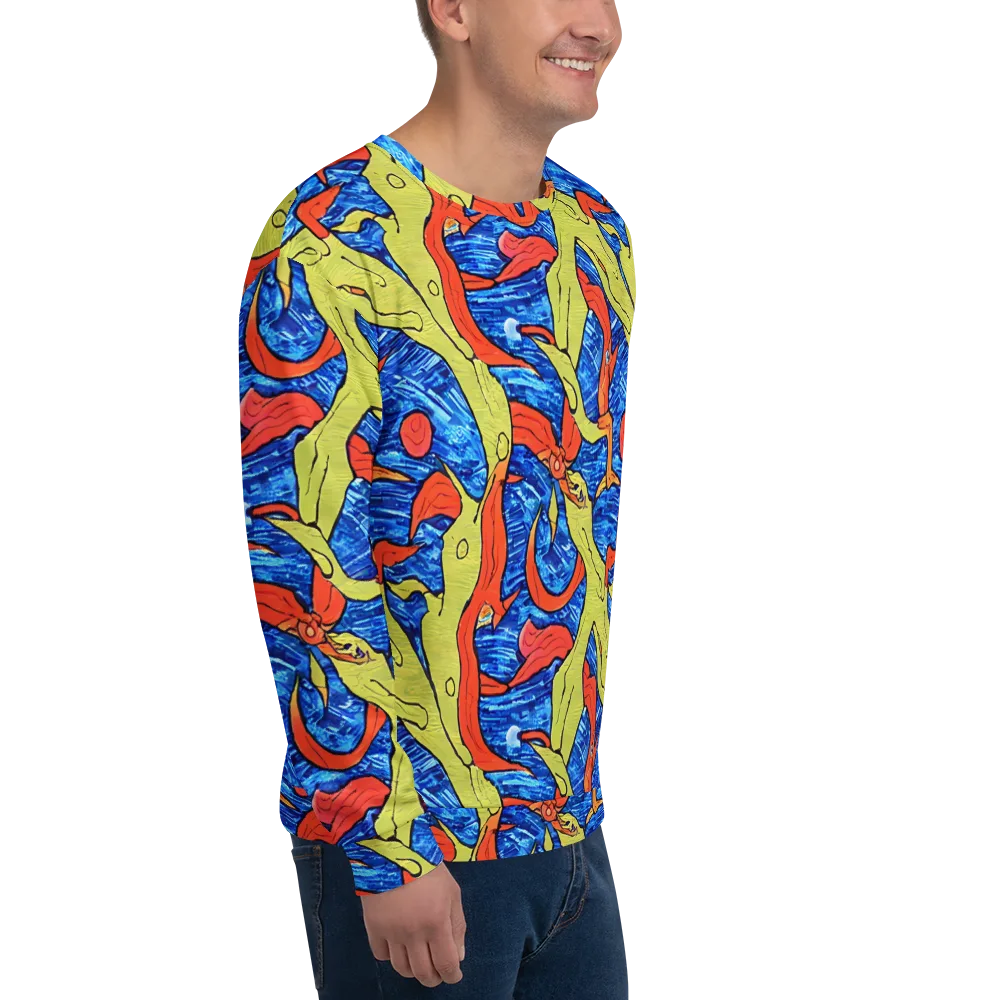 Barbier's Wave on Sweatshirt — Right Front