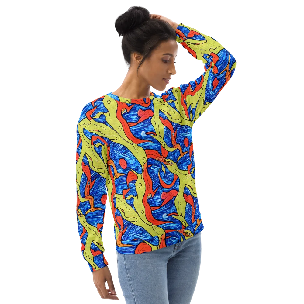 Barbier's Wave on Sweatshirt — Right Front