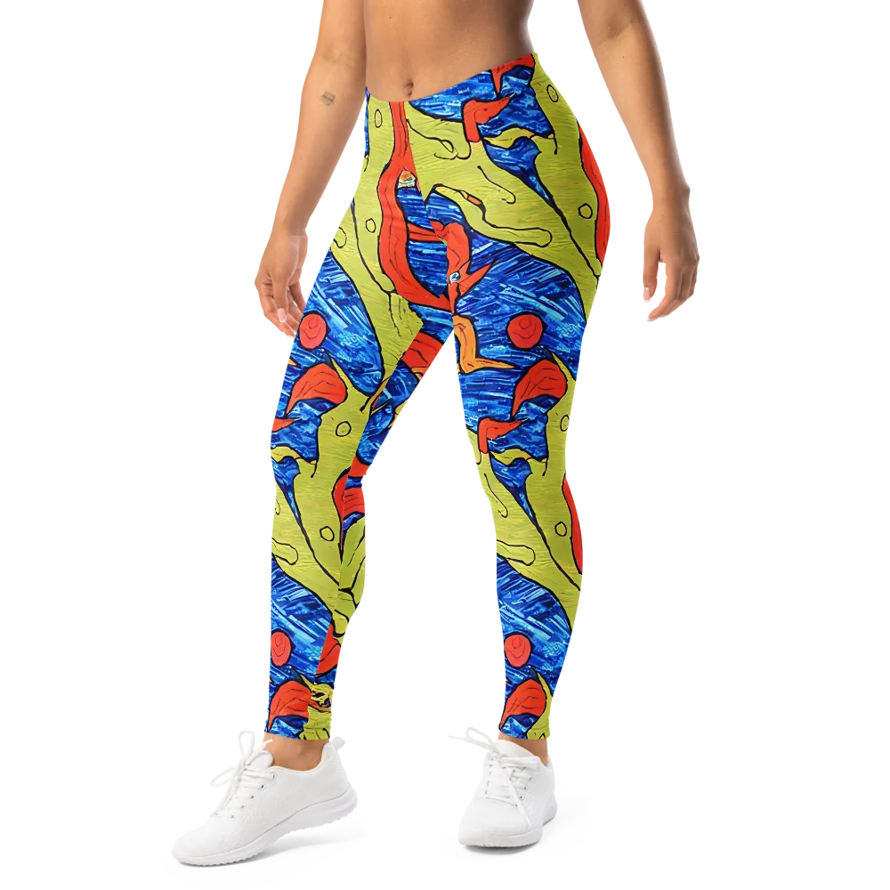 Barbier's Wave on Leggings — Left Front