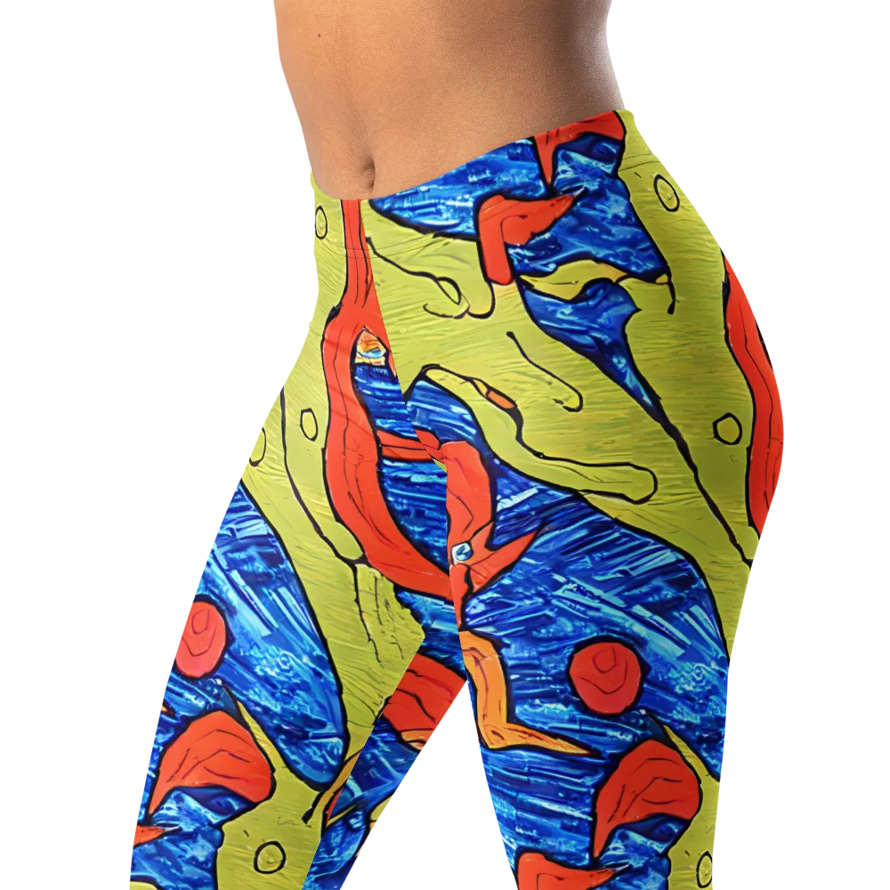Barbier's Wave on Leggings — Left Front