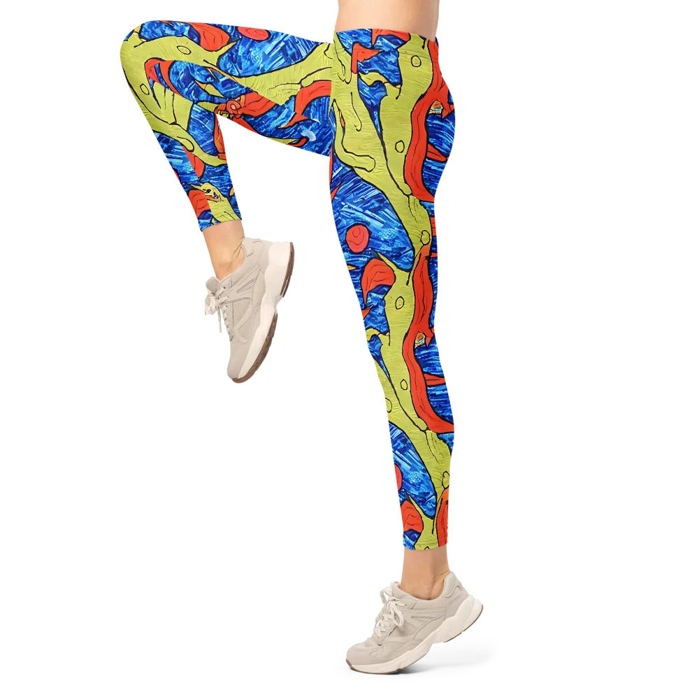 Barbier's Wave on Leggings — Left
