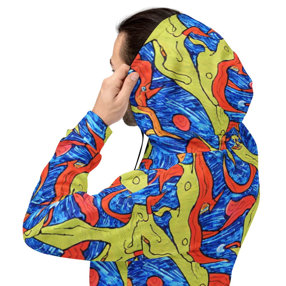 Barbier's Wave on Hoodie — Back