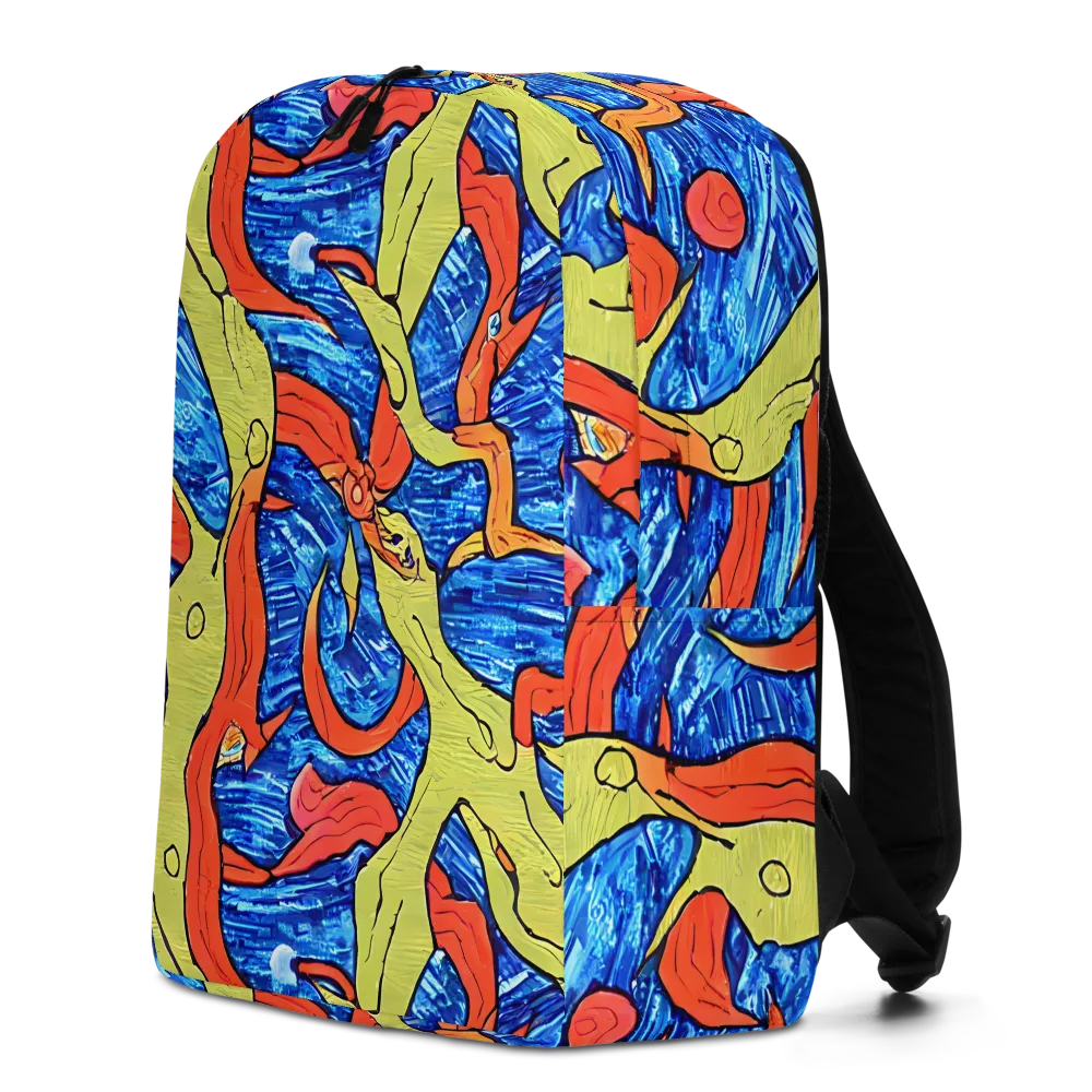 Barbier's Wave on Minimalist Backpack — Left