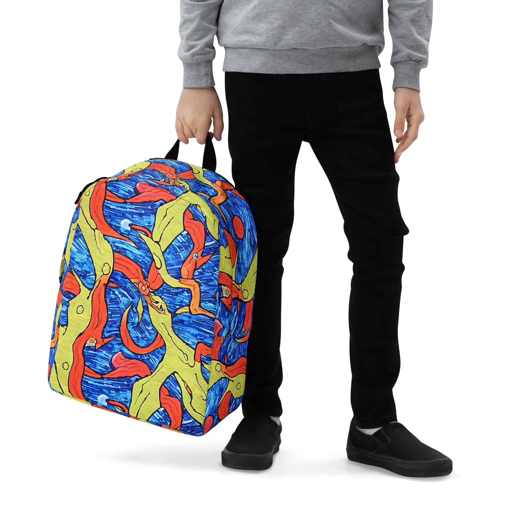 Barbier's Wave on Minimalist Backpack — Zoomed-in