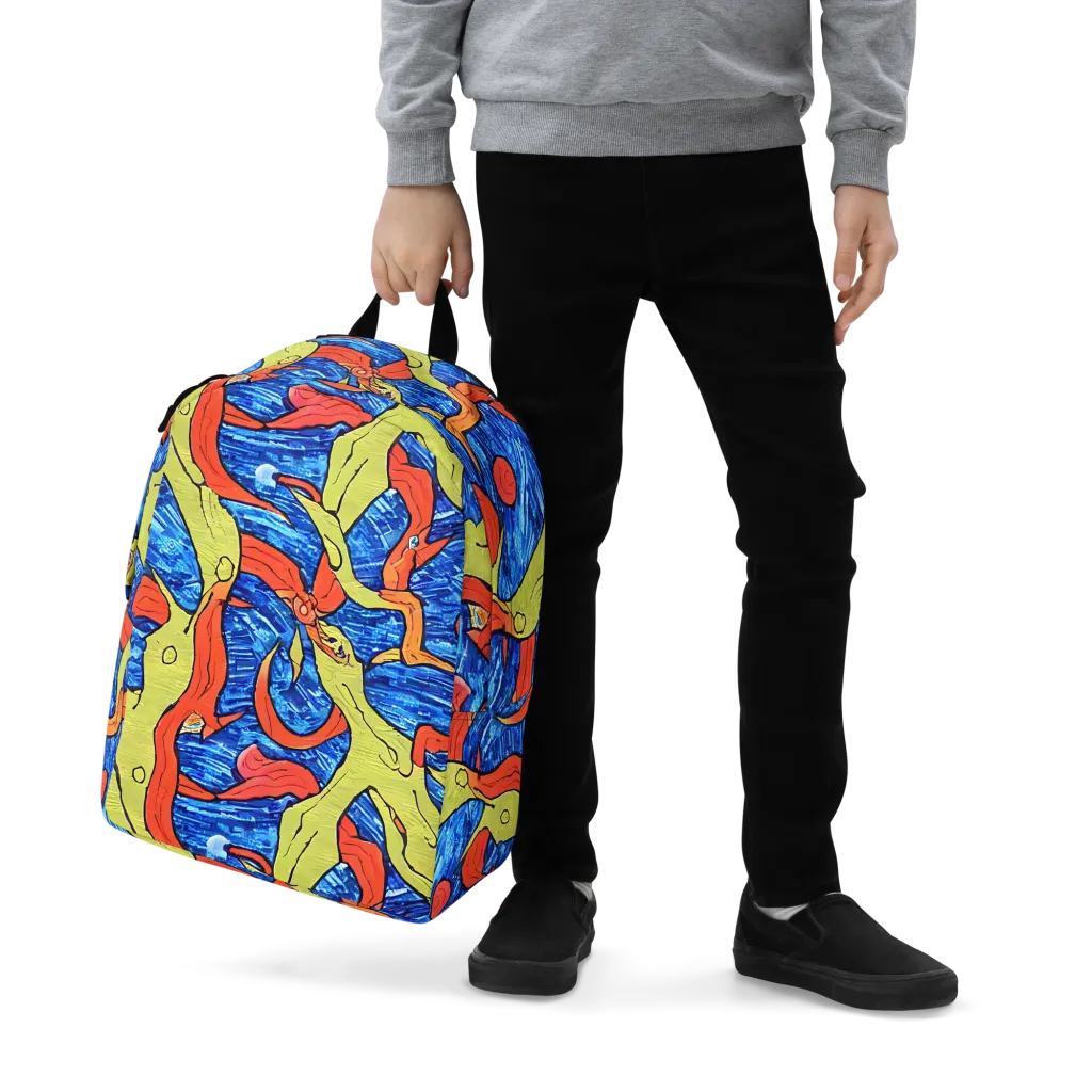 Barbier's Wave on Minimalist Backpack — Zoomed-in