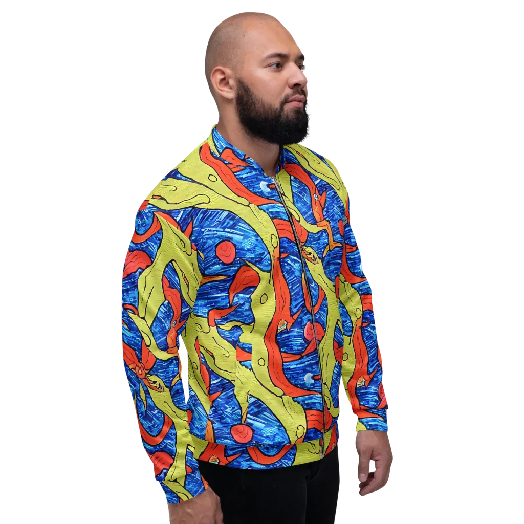 Barbier's Wave on Bomber Jacket — Right