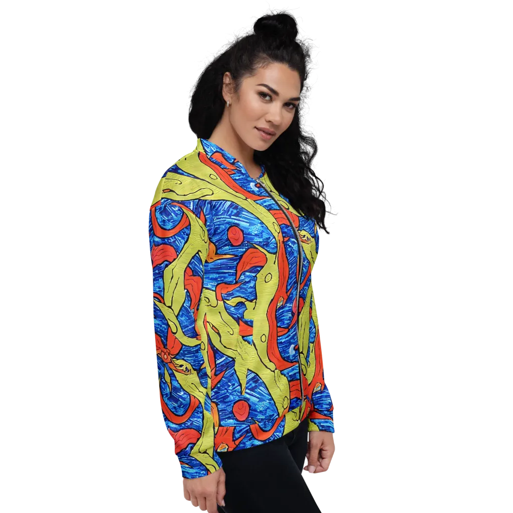 Barbier's Wave on Bomber Jacket — Right