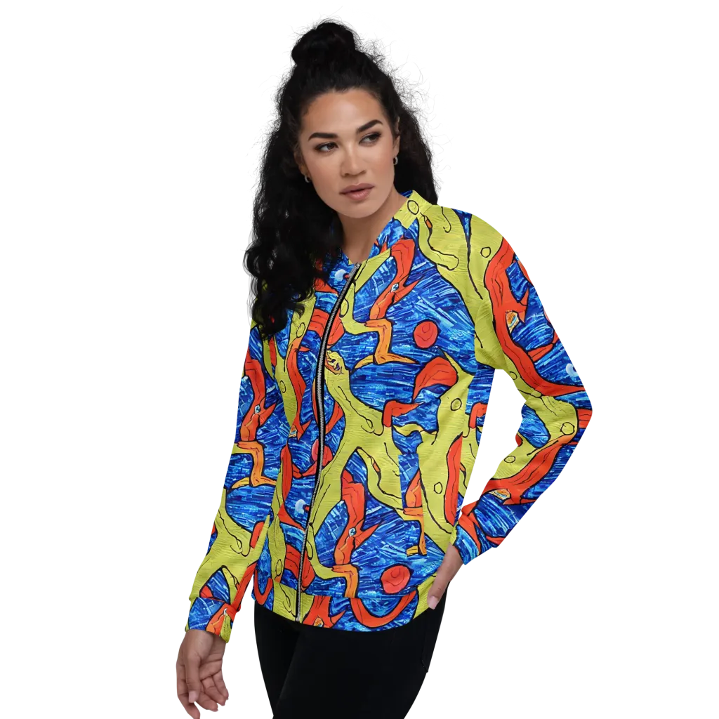 Barbier's Wave on Bomber Jacket — Left