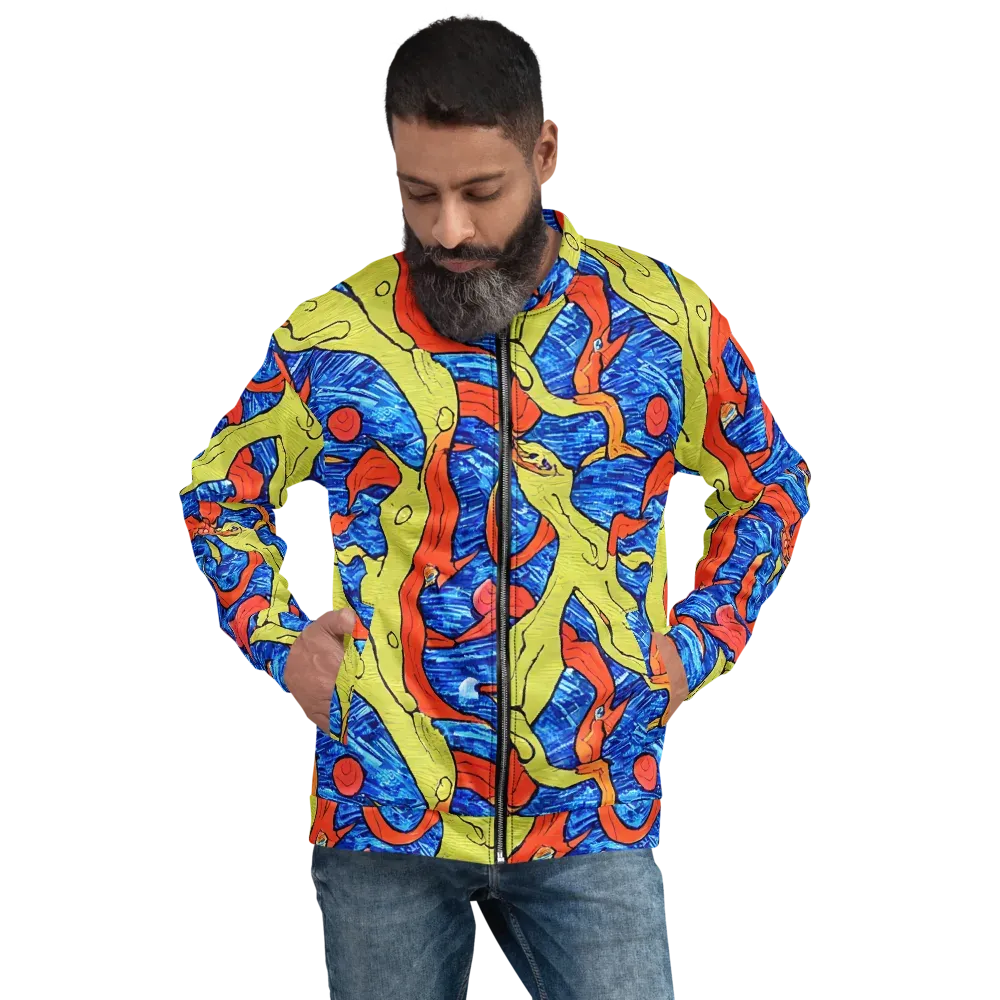 Barbier's Wave on Bomber Jacket — Front