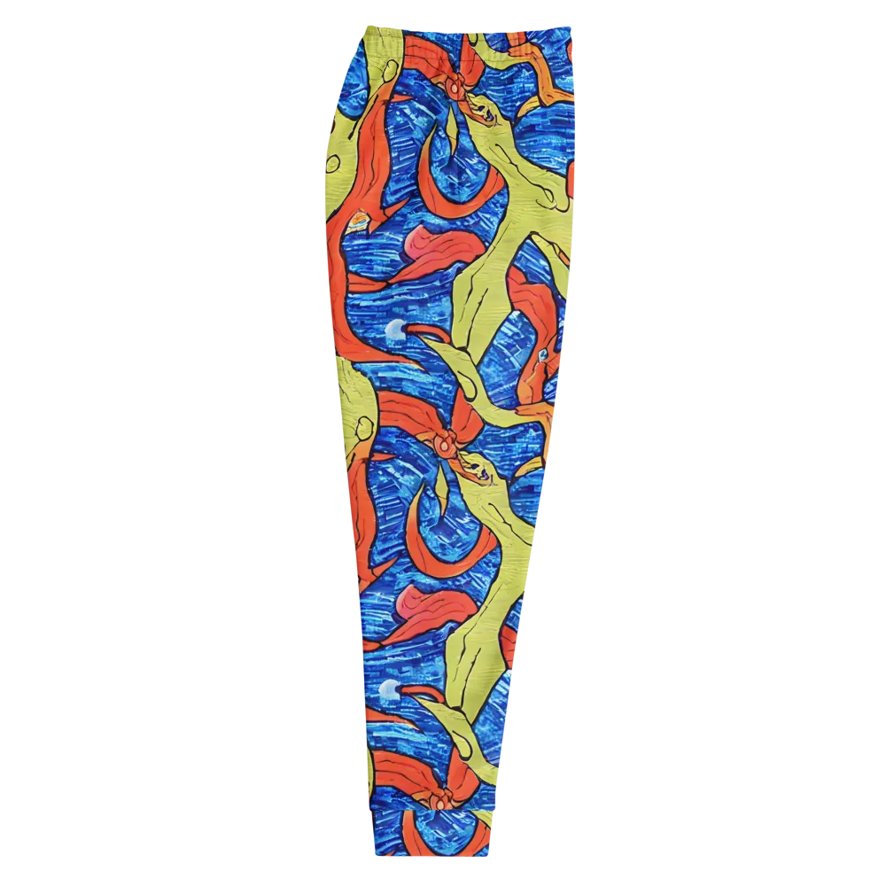 Barbier's Wave on Men's Joggers — Right