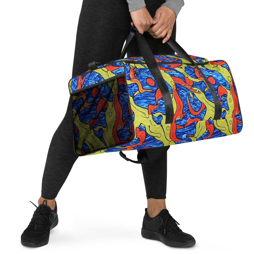 Barbier's Wave on Duffle Bag — Right Front