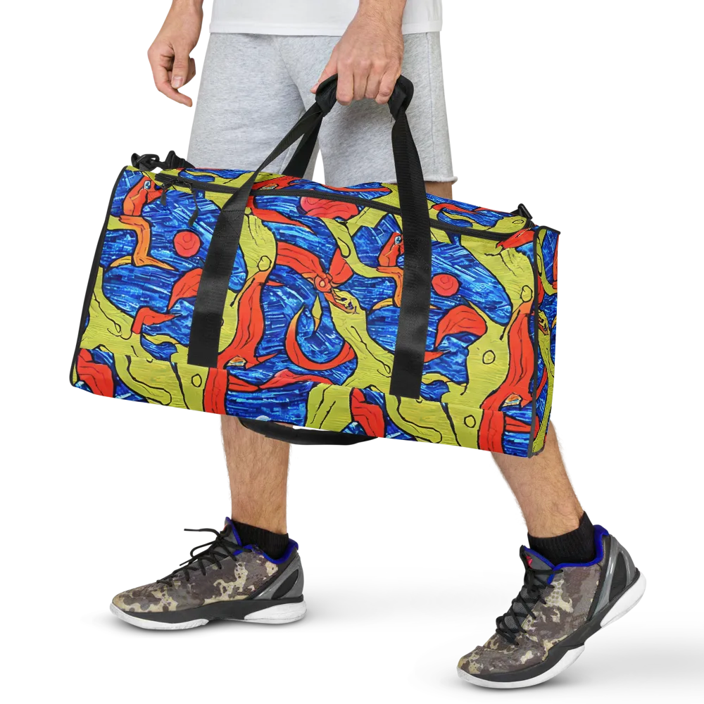 Barbier's Wave on Duffle Bag — Front