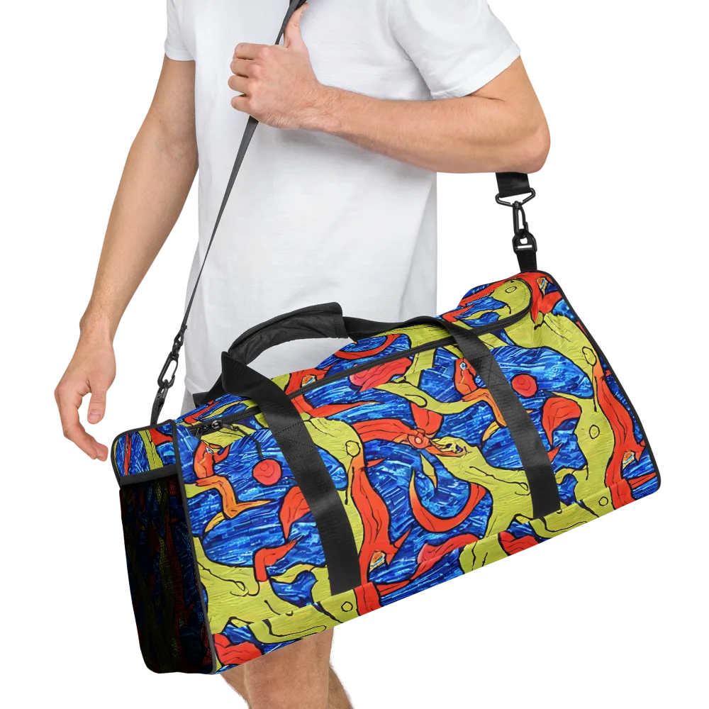 Barbier's Wave on Duffle Bag — Right Front