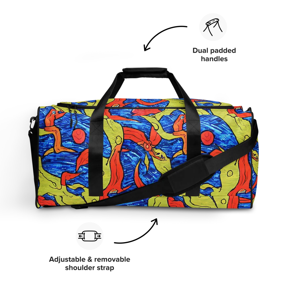 Barbier's Wave on Duffle Bag — Front