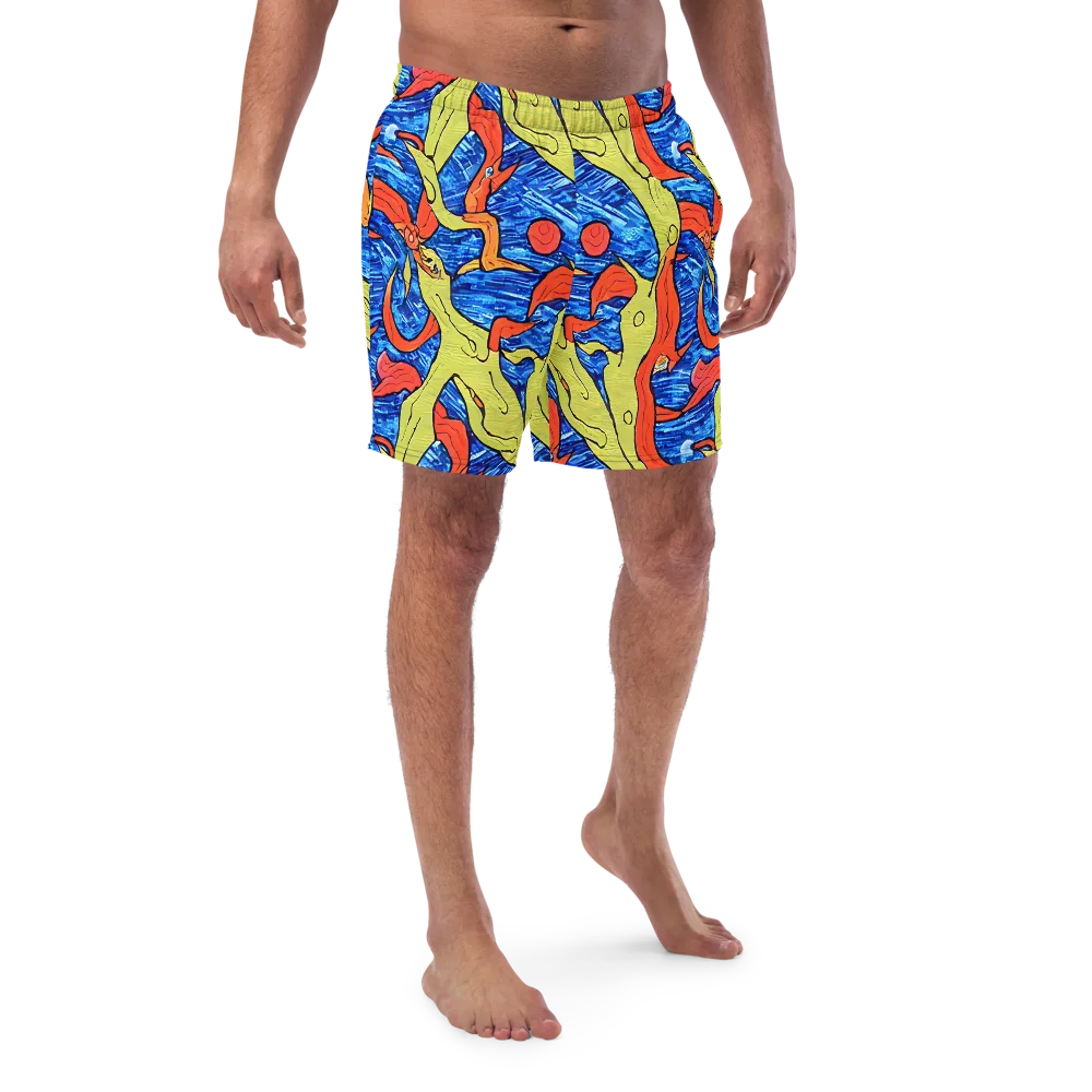 Barbier's Wave on Swim Trunks — Front