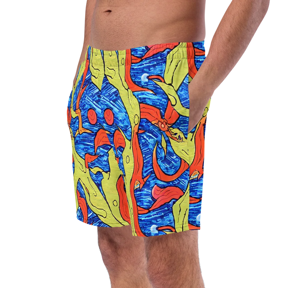 Barbier's Wave on Swim Trunks — Left Front