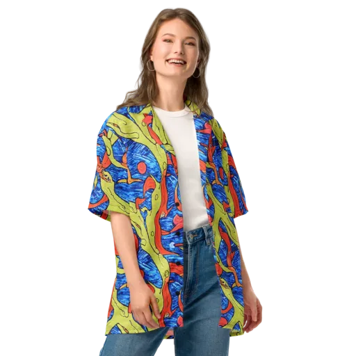 Barbier's Wave on a Button Shirt