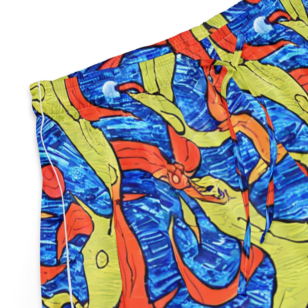 Barbier's Wave on Women's Pajama Shorts — Product details