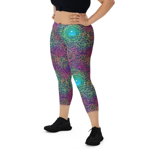 Velde Vortex on a Capri Leggings