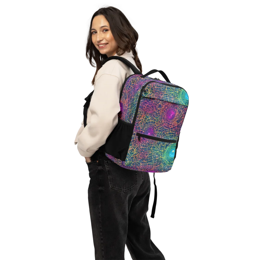 Velde Vortex on Utility Backpack — Back