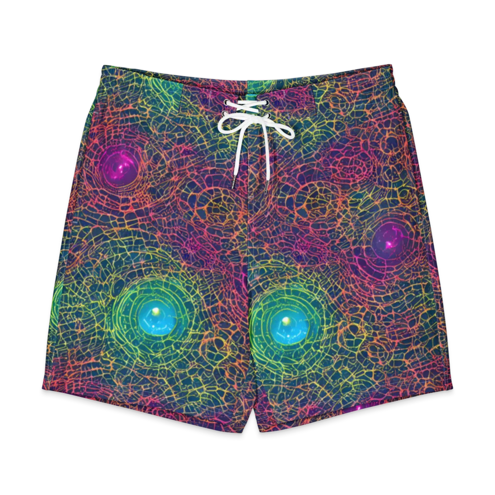 Velde Vortex on Men's Board Shorts — Front