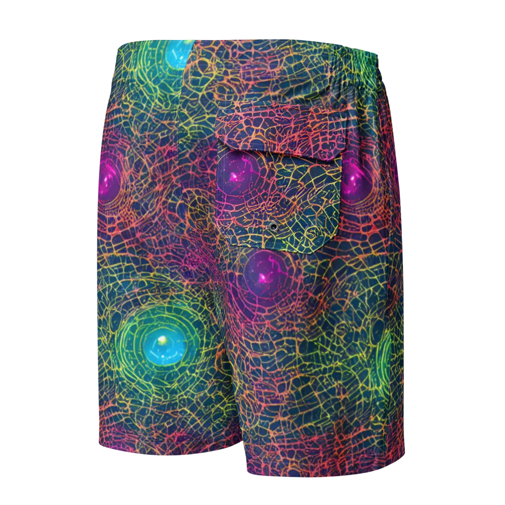 Velde Vortex on Men's Board Shorts — Back