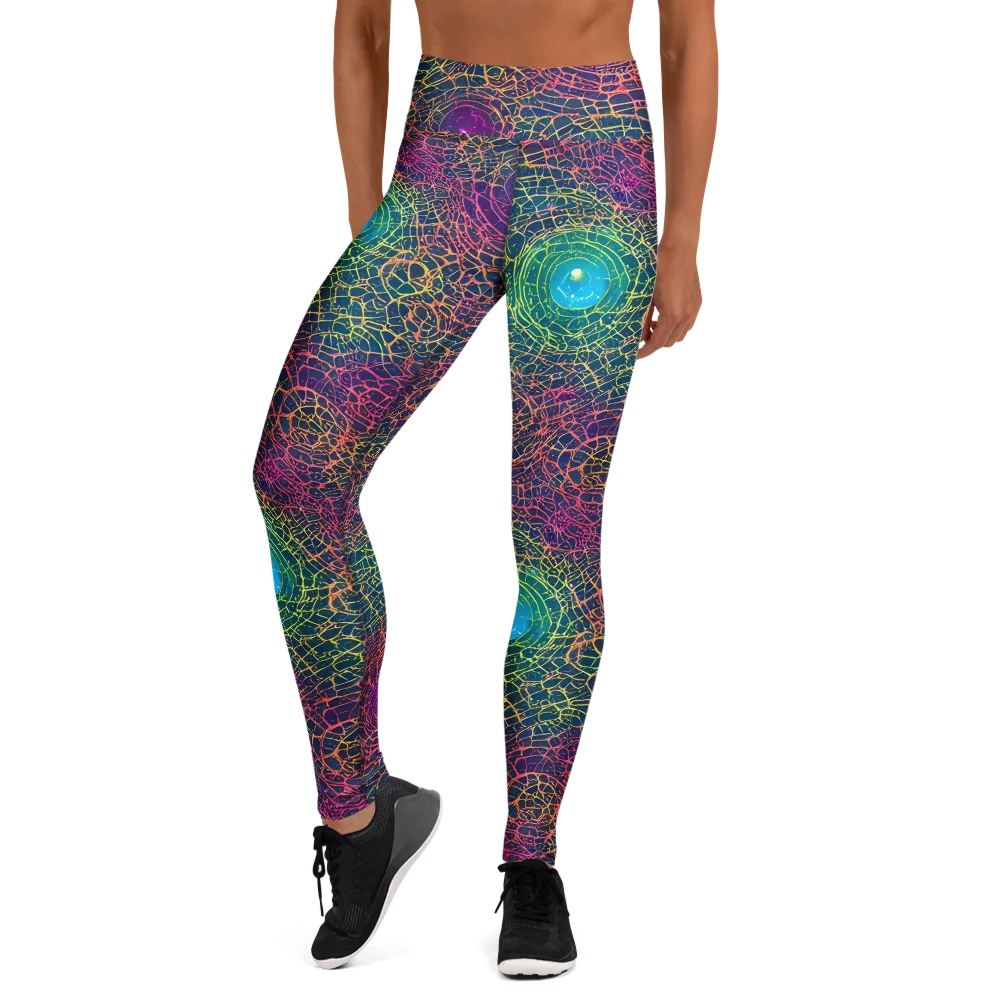 Velde Vortex on Yoga Leggings — Front