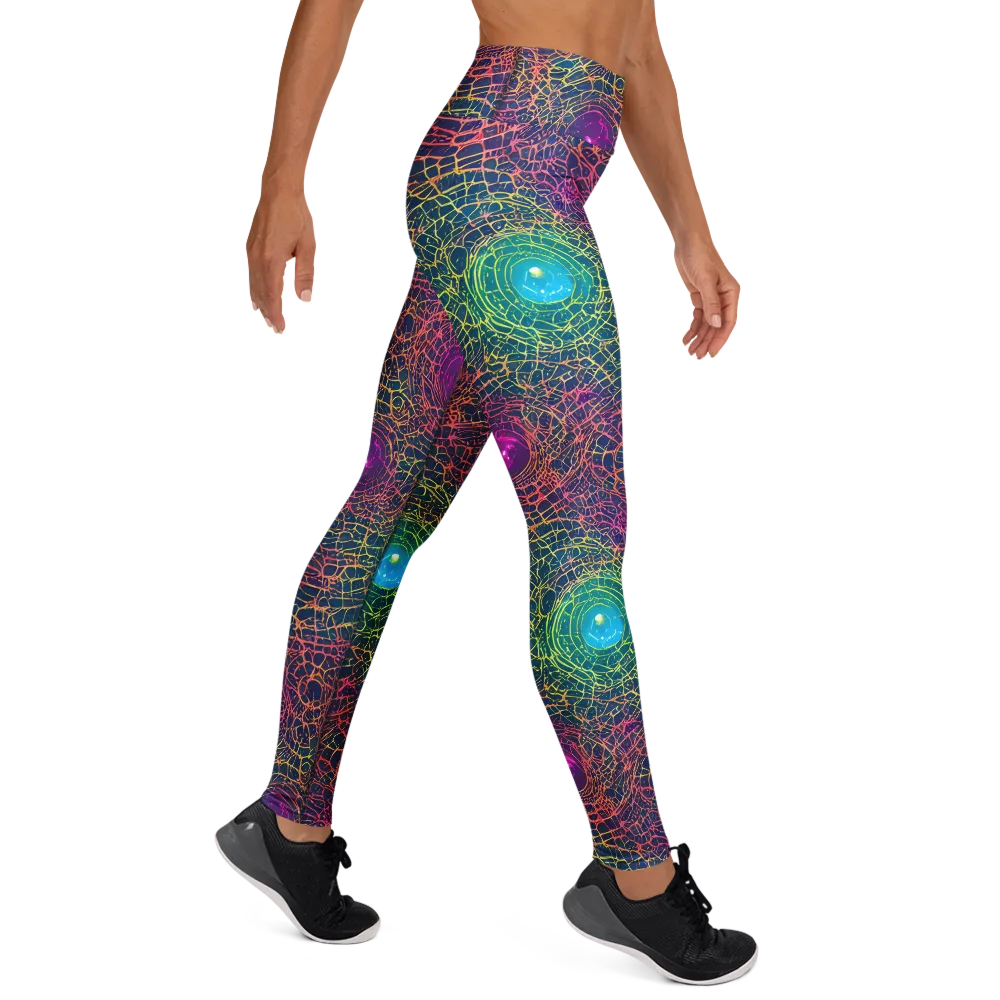 Velde Vortex on Yoga Leggings — Right