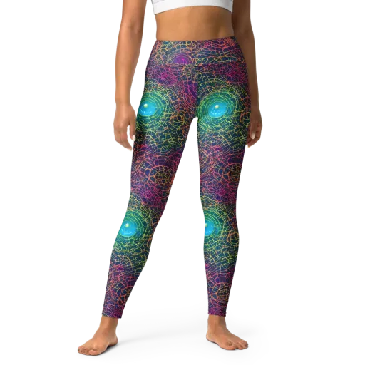 Velde Vortex on a Yoga Leggings