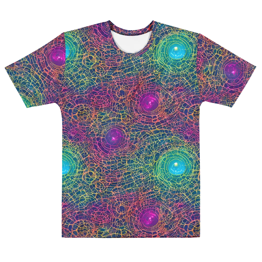 Velde Vortex on Men's Cotton Crew Neck T-Shirt — Front