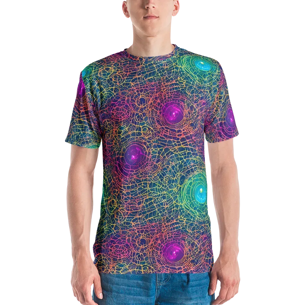 Velde Vortex on Men's Crew Neck T-Shirt — Front