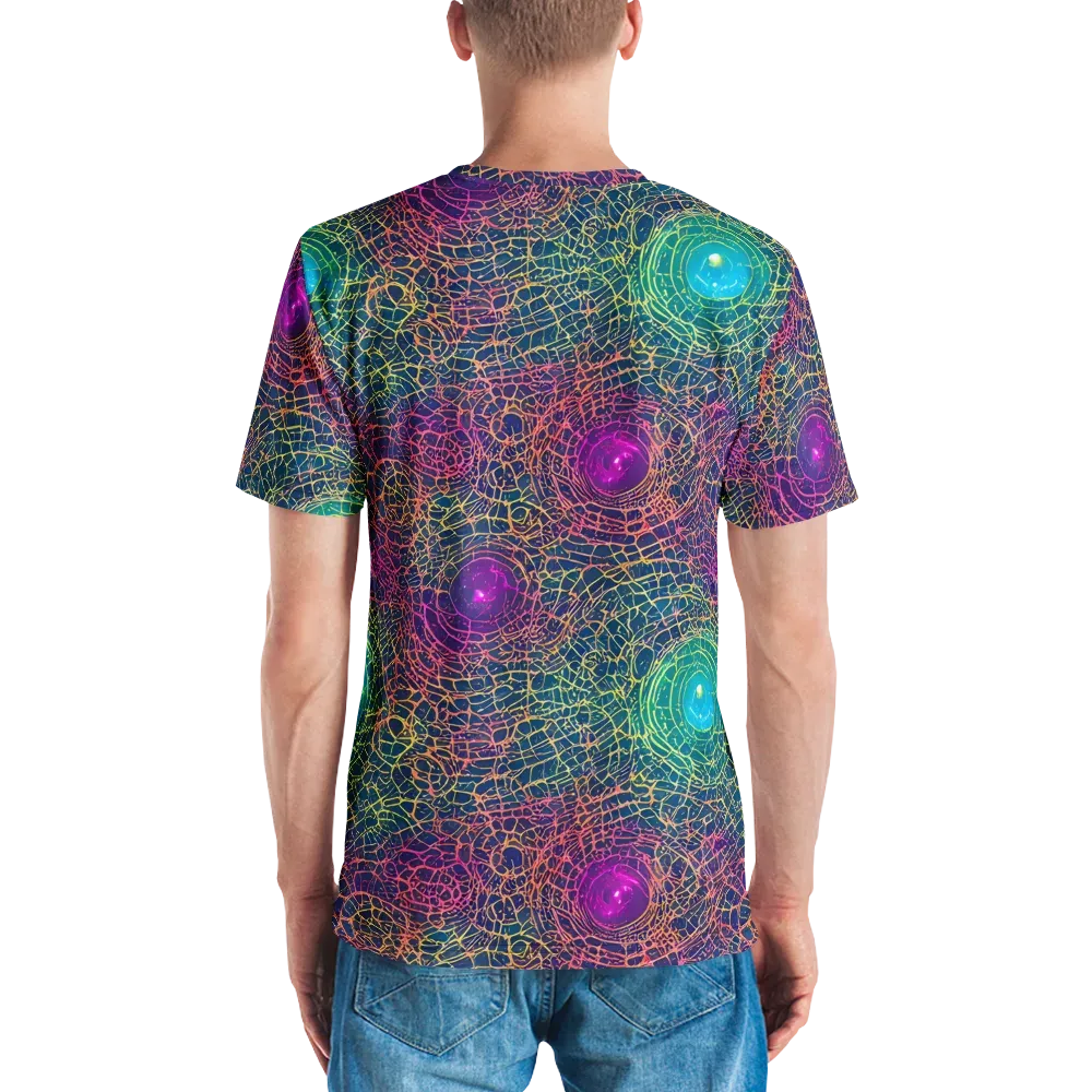 Velde Vortex on Men's Crew Neck T-Shirt — Back