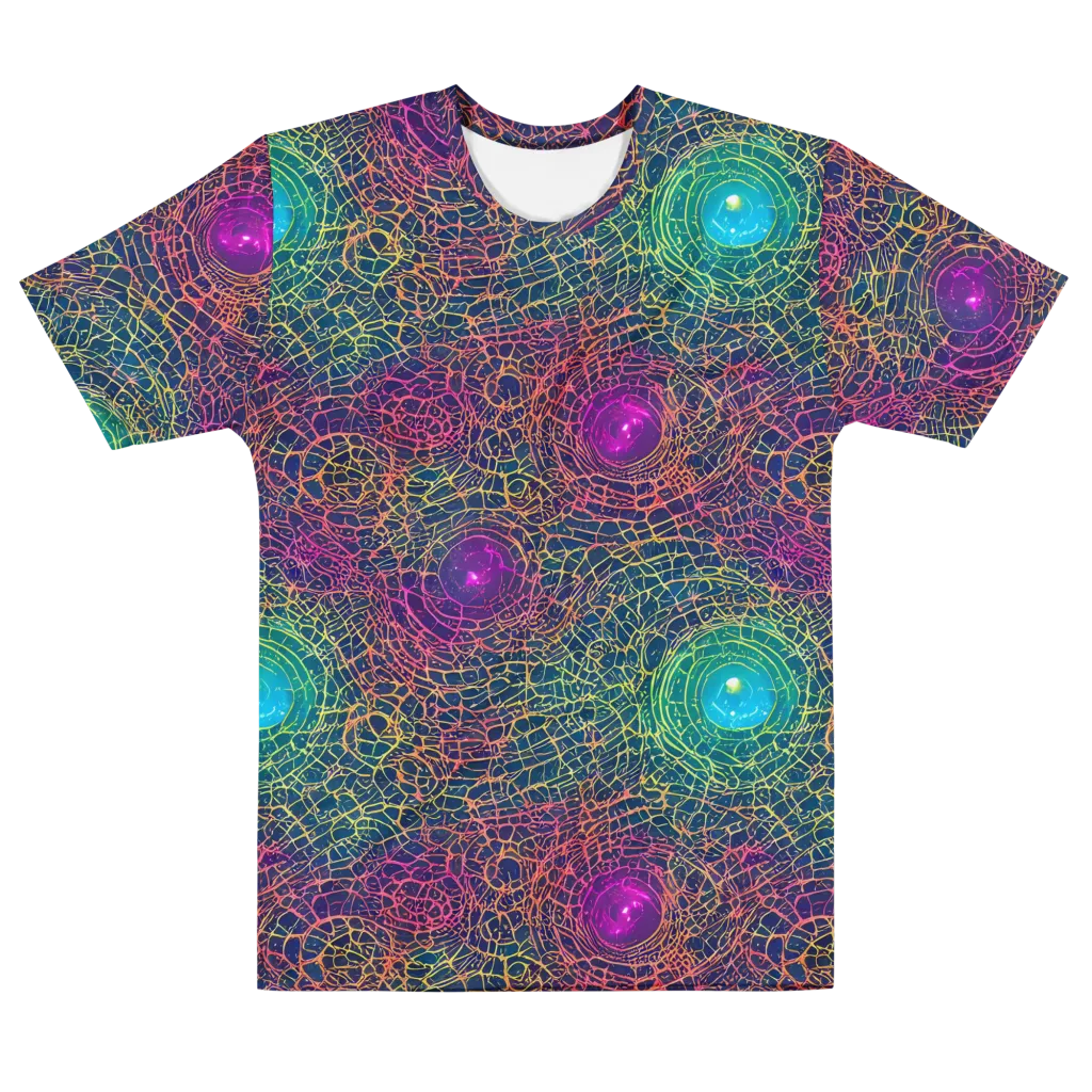 Velde Vortex on Men's Crew Neck T-Shirt — Front