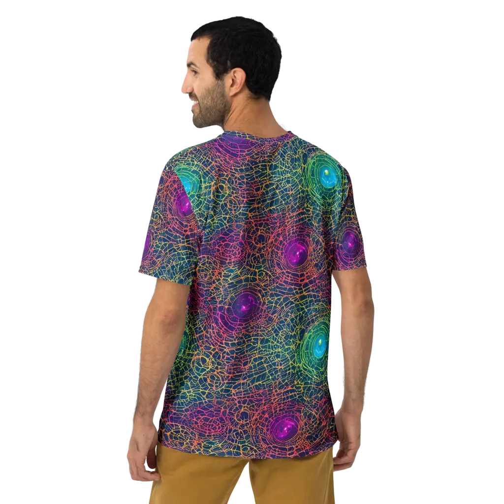 Velde Vortex on Men's Crew Neck T-Shirt — Back