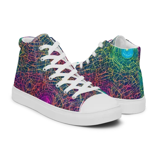Velde Vortex on a Men's High Top Canvas Shoes