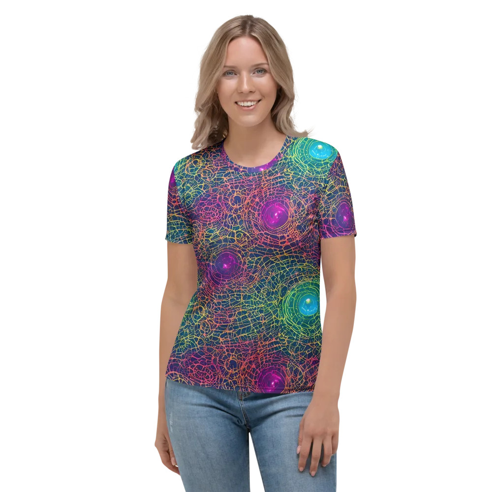 Velde Vortex on Women's Crew Neck T-Shirt — Front